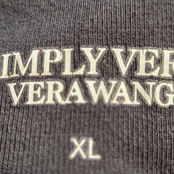 Black High-Waisted Leggings Vera Wang Xl - Picture 3 of 4